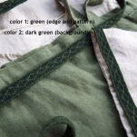 Tablet woven band for historical reenactment, OOOO pattern, T04_Tmix - 4