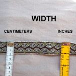 Tablet woven belt for historical reenactment and LARP,  B07_Tv11 - 3