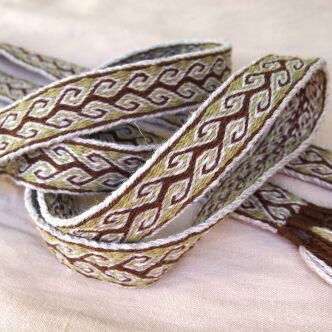 Tablet woven belt for historical reenactment and LARP,  B07_Tv11
