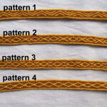 Brettchengewebte Gürtel für historisches Reenactment und LARP, T11_Tv6 - 4