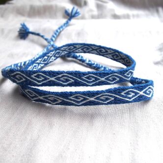 Tablet woven headband for historical reenactment, T24_Fv1