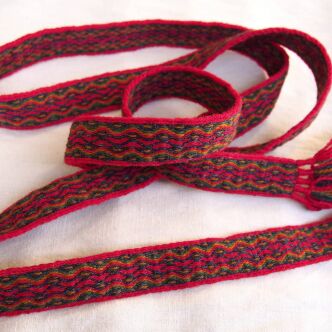 Tablet woven belt for historical re-enactment and LARP, A44_Tv1