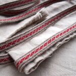 Tablet woven band for historical reenactment, Oseberg pattern, A02_Fv6 - 3