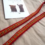 Tablet woven band for historical reenactment,Staraya Ladoga, A36_Tv1 - 2