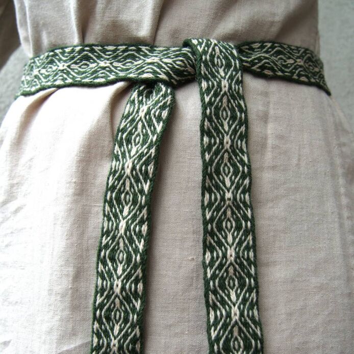 Tablet woven belt for historical re-enactment and LARP, , A18_Tv2