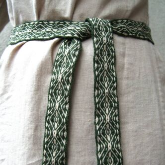 Tablet woven belt for historical re-enactment and LARP, , A18_Tv2