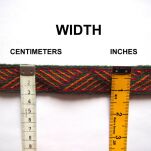 Tablet woven belt for historical reenactment and LARP, C08_Tv2 - 3