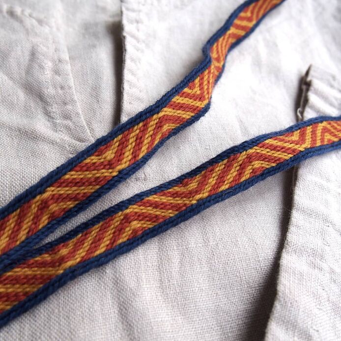 Tablet woven band for historical reenactment, Ketilsstaðir find inspired, A33_Fv4