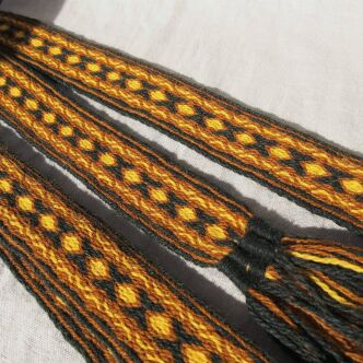 Tablet woven belt for historical re-enactment and LARP, A15_Tv3