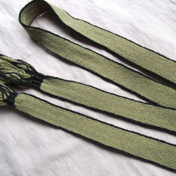 Tablet woven belt for historical re-enactment and LARP, M03_Tv1