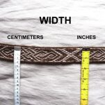 Tablet woven belt for historical re-enactment and LARP, D39_Tv9 - 3