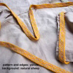 Tablet woven band for historical reenactment, OXOX pattern,  T02_Tmix - 3