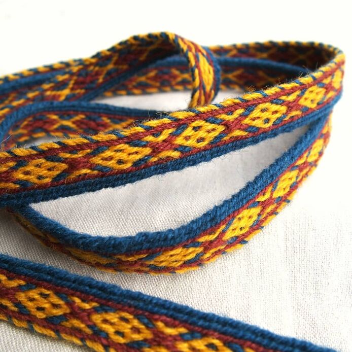 Tablet woven band, Hallstatt based design, T32_Tv1