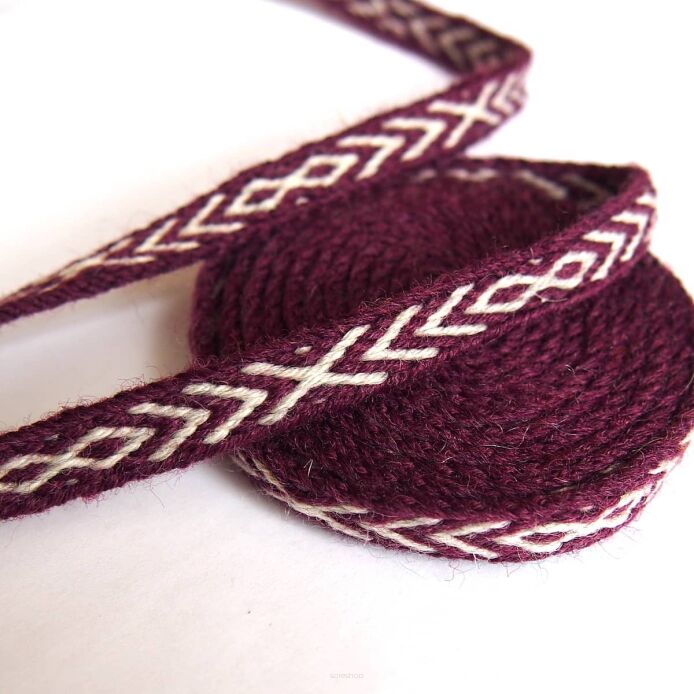 Woolen card woven trim, T07_Tv3