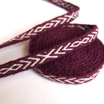 Woolen card woven trim, T07_Tv3