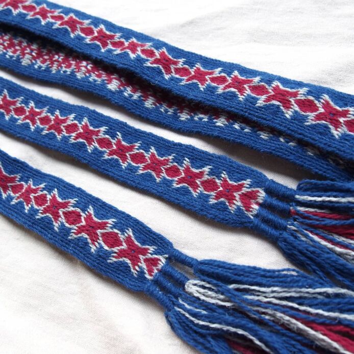 Brettchengewebte Gürtel für historisches Reenactment und LARP, A40_Tv3