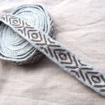 Brettchengewebte Borte aus Wolle, A19_Fv1 - 3