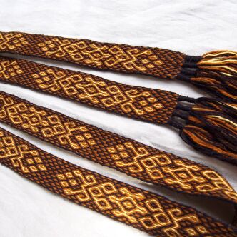 Tablet woven belt for historical re-enactment and LARP, D59_Tv1