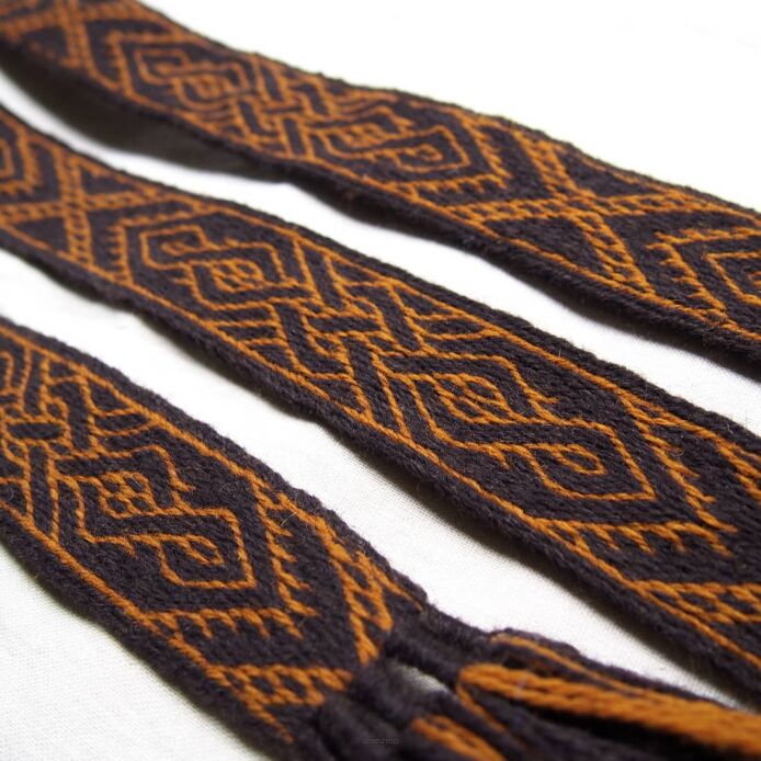 Tablet woven belt for historical re-enactment and LARP, D39_Tv3