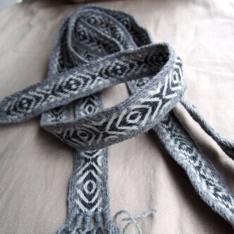 Tablet woven belt for historical re-enactment and LARP,  A19_Tv1