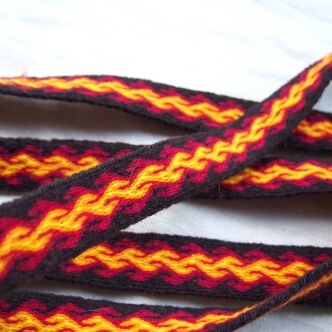 Tablet woven belt for historical re-enactment and LARP, C14_Tv1