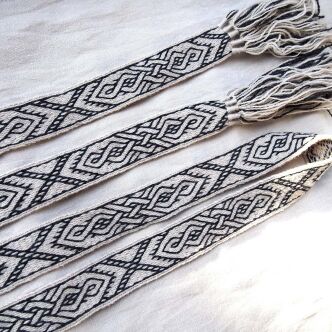 Tablet woven belt for historical re-enactment and LARP, D39_Tv1