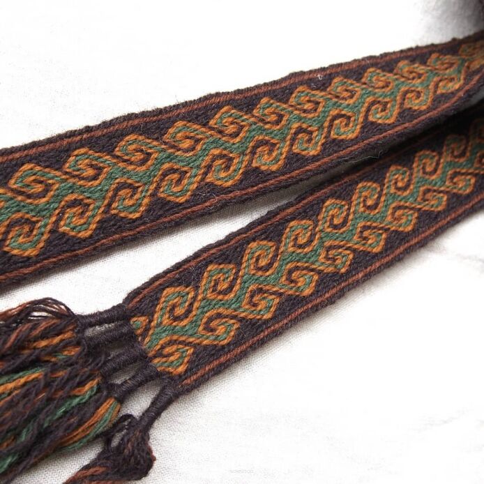 Tablet woven belt for historical re-enactment and LARP,  B07_Tv1