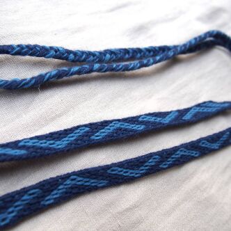 Tablet woven woolen headband, T36_Fv1