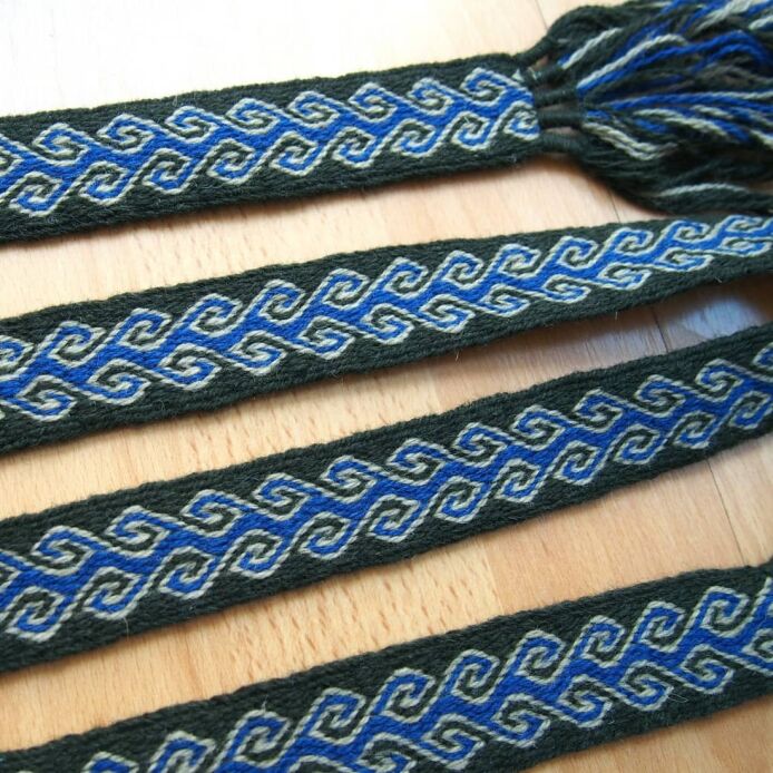 Tablet woven belt for historical re-enactment and LARP,  B07_Tv2