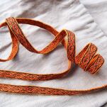 Linen tablet woven trim for historical re-enactment,, A10a_Lv1 - 3