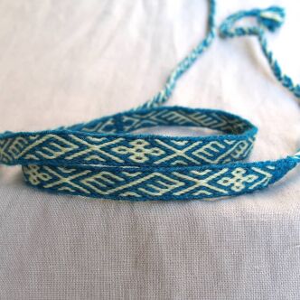 Tablet woven headband T29_Fv2, Birka based design