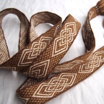 Tablet woven belt for historical re-enactment and LARP, D55_Fv1