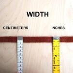 Handgewebtes Stirnband, Leinwandbindung, Farben zur Auswahl,  RH01_Tmix - 3