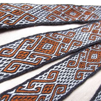 Tablet woven belt for historical re-enactment and LARP, D56_Fv1