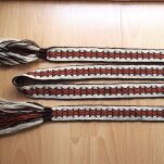 Brettchengewebte Gürtel für historisches Reenactment und LARP, A40_Tv2 - 3