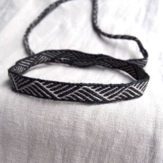 Woolen card woven headband., T20_Fv4