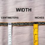 Tablet woven woolen headband, T15_Fv6 - 4