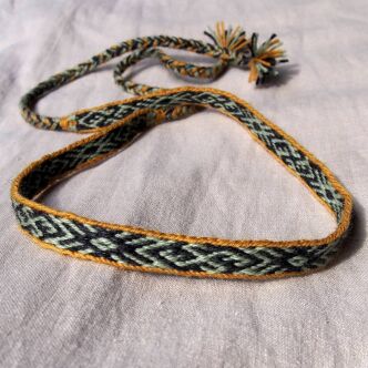 Tablet woven woolen headband, T15_Fv6